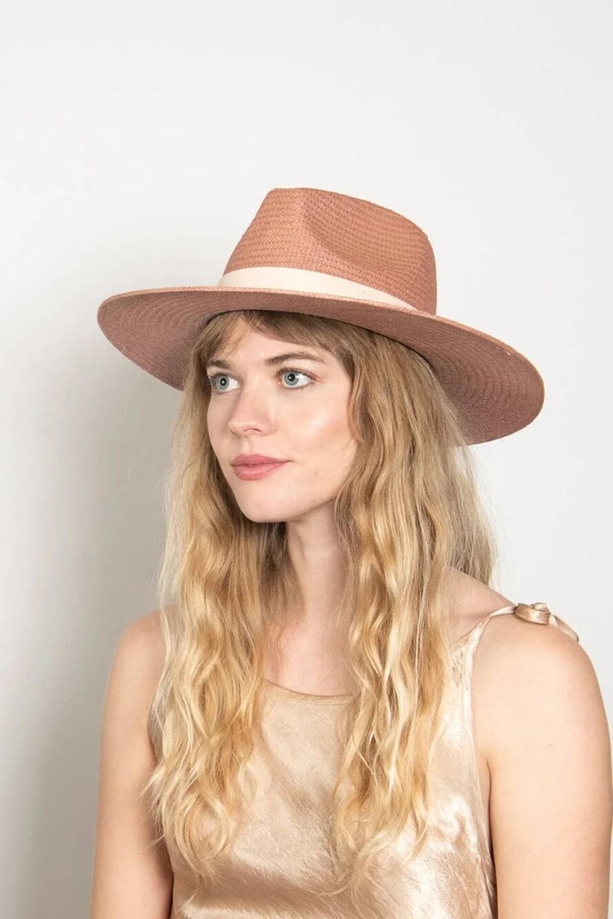 Slater Hat by Wyeth in Rose